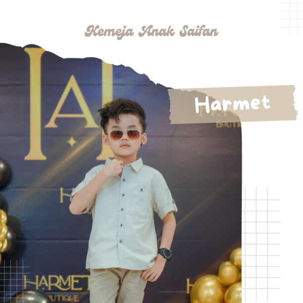 Kemeja Anak Saifan Fashion Bahan Katun Berkualitas