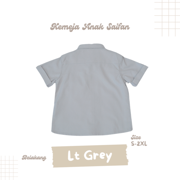 Kemeja Anak Saifan Fashion Bahan Katun Berkualitas - Gambar 4