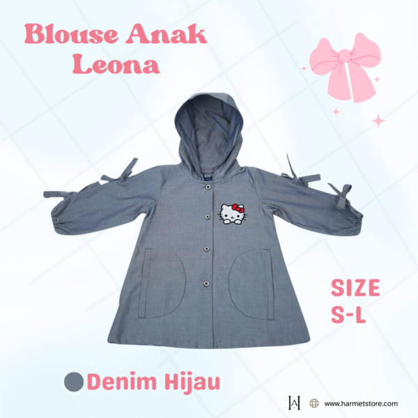 Blouse Anak Leona Trendy Sporty - Gambar 4