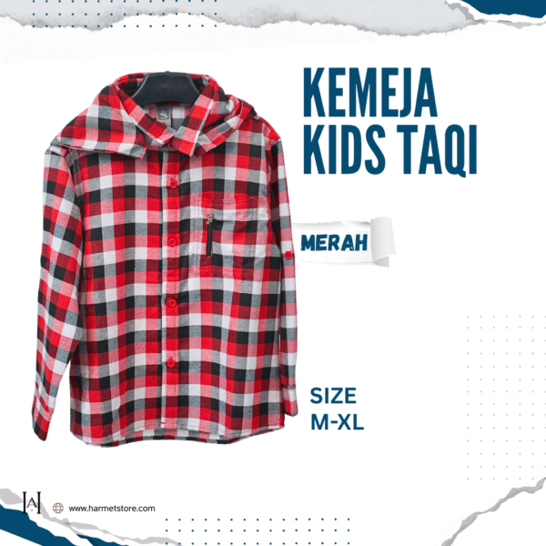 Kemeja Kids Taqi Trendy Flanel Keren - Gambar 4