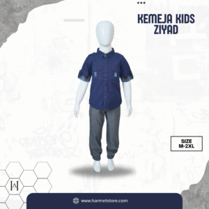 Kemeja Kids Ziyad Dengan Variasi Unik dan Kekinian