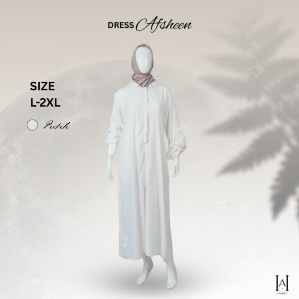 Dress Afsheen Sporty Unik Elegan dengan bahan katun premium
