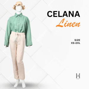 Celana Linen Casual premium Unisex Export Soft Comfy