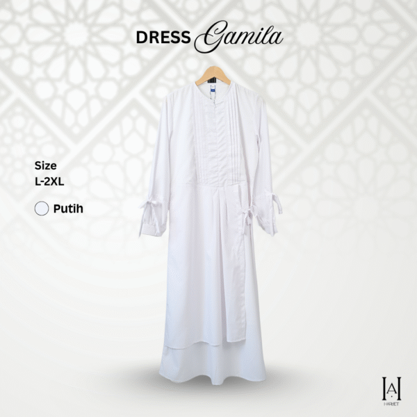 Dress Gamila Mewah Cantik bahan berkualitas - Gambar 3