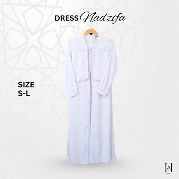 Dress Nadzifa Elegan Cantik dengan Bahan Berkualitas - Gambar 3