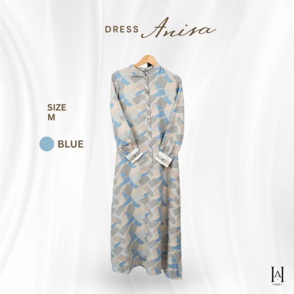 Dress Anisa Motif Unik Cantik dengan bahan berkualitas - Gambar 5