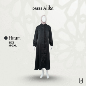 Dress Alika Mewah Cantik Bahan Silky Premium Halus