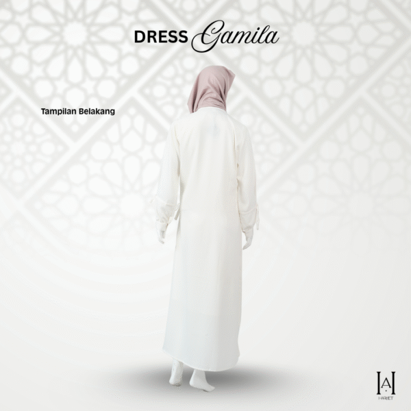 Dress Gamila Mewah Cantik bahan berkualitas - Gambar 2