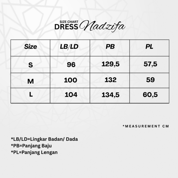 Dress Nadzifa Elegan Cantik dengan Bahan Berkualitas - Gambar 5