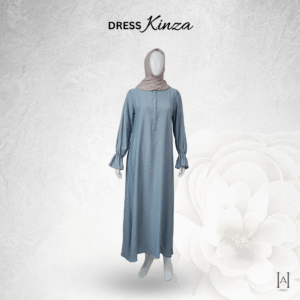 Dress Kinza Simple Elegan dengan Bahan Linen Premium