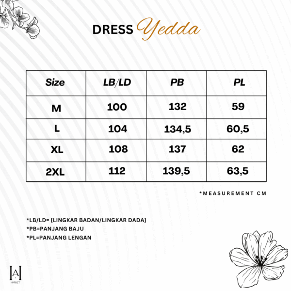 Dress Yedda Katun Lembut Casual Tidak Panas - Gambar 9