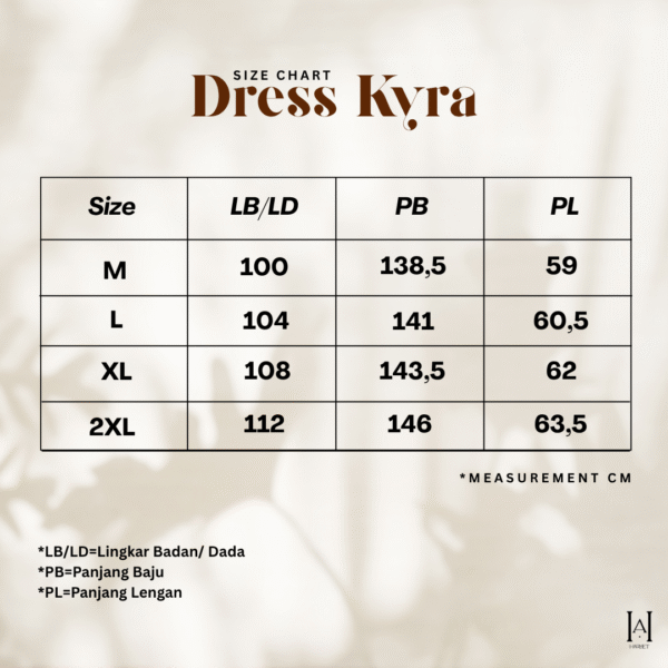 Dress Kyra Brokat Mewah Bahan Silky Premium - Gambar 9