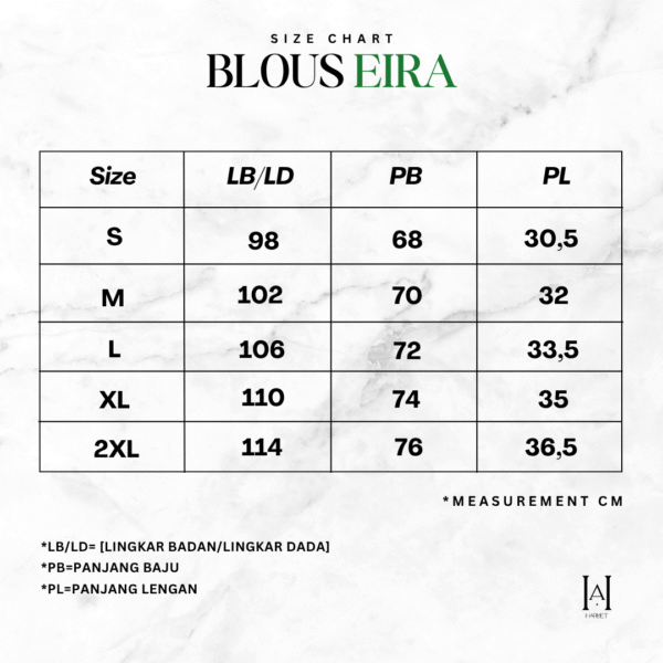 Blouse Eira Atasan Wanita Lengan Pendek Balon Soft Dailywear - Gambar 8