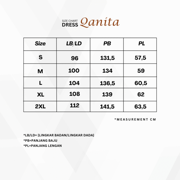 Gamis Dress Slim Qanita Plisket Dada Variasi Katun Linen Tekstur - Gambar 9