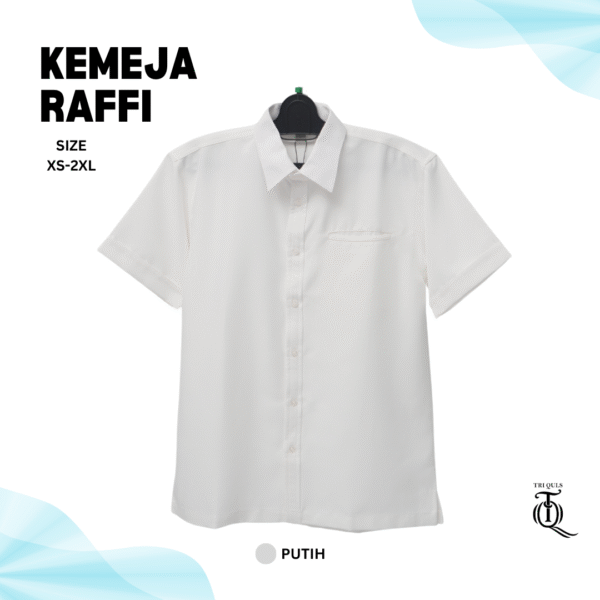 Kemeja Pria Raffi TRIQULS Premium High Quality Slimfit Bahan Katun Shakila - Gambar 3