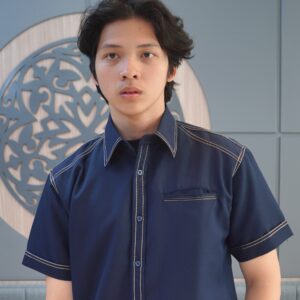 Kemeja Pria Ishlah TRIQULS Premium High Quality Slimfit Bahan Katun Shakila