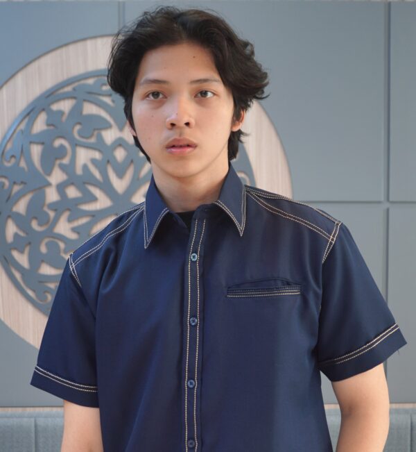 Kemeja Pria Ishlah TRIQULS Premium High Quality Slimfit Bahan Katun Shakila