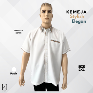 Kemeja Luxury Stylish Elegan Motif Kotak