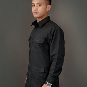 TRIQULS Black Raven Tactical Shirt Gaya Urban & Tactical